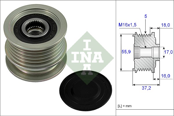 Sistem roata libera, generator 535 0009 10 INA