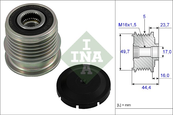 Sistem roata libera, generator 535 0011 10 INA