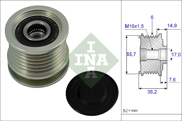 Sistem roata libera, generator 535 0013 10 INA