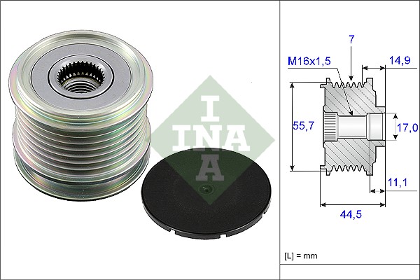 Sistem roata libera, generator 535 0042 10 INA