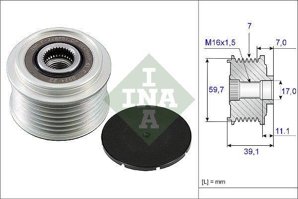 Sistem roata libera, generator 535 0053 10 INA