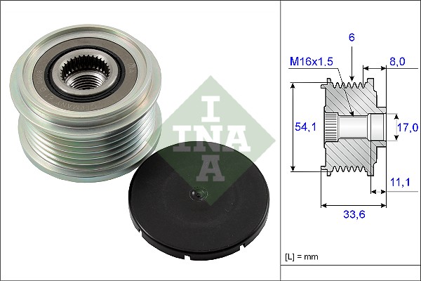 Sistem roata libera, generator 535 0059 10 INA