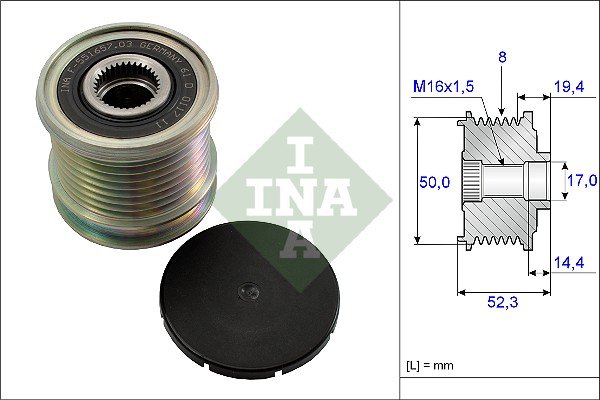 Sistem roata libera, generator 535 0111 10 INA