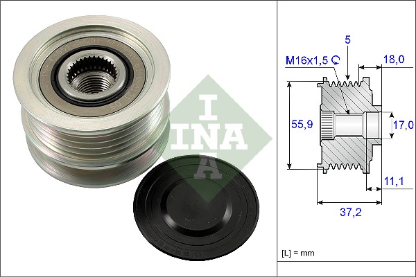 Sistem roata libera, generator 535 0113 10 INA