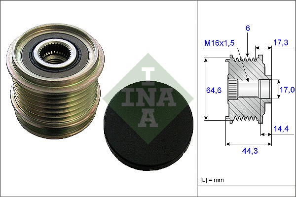 Sistem roata libera, generator 535 0130 10 INA