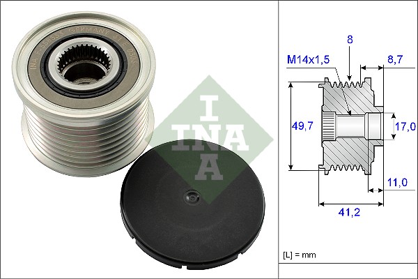 Sistem roata libera, generator 535 0141 10 INA