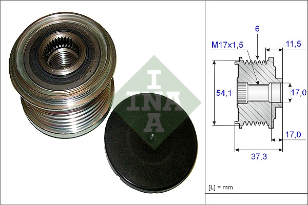 Sistem roata libera, generator 535 0149 10 INA