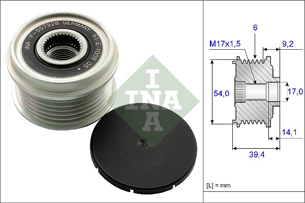 Sistem roata libera, generator 535 0151 10 INA