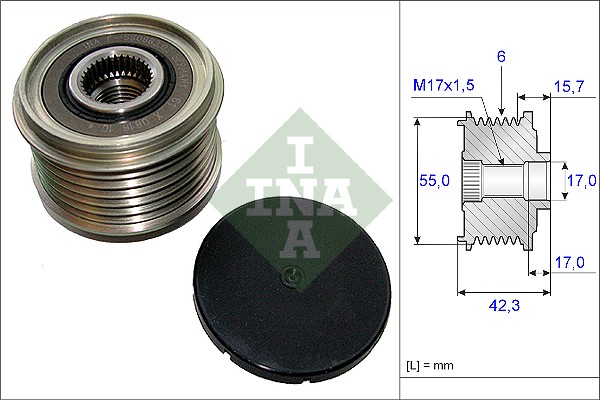 Sistem roata libera, generator 535 0154 10 INA