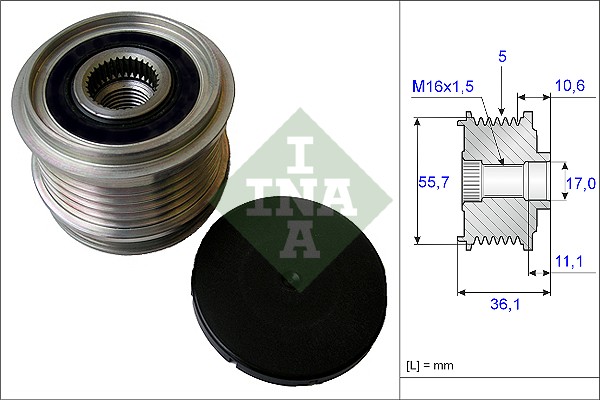 Sistem roata libera, generator 535 0161 10 INA