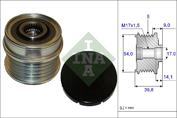 Sistem roata libera, generator 535 0171 10 INA