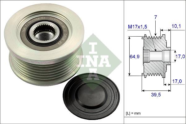 Sistem roata libera, generator 535 0177 10 INA