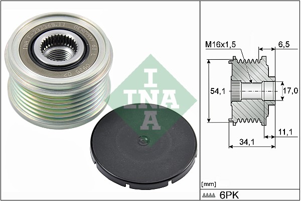 Sistem roata libera, generator 535 0179 10 INA