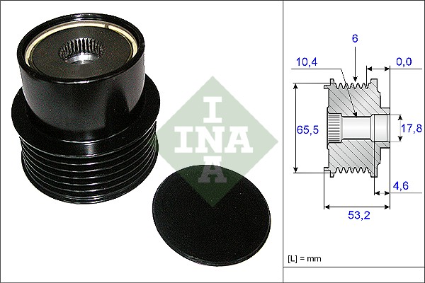 Sistem roata libera, generator 535 0195 10 INA