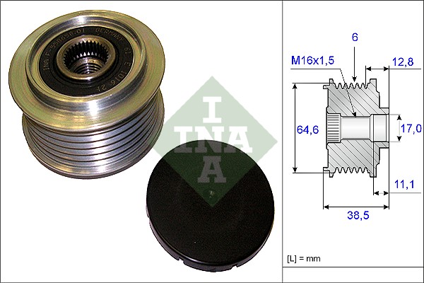 Sistem roata libera, generator 535 0201 10 INA