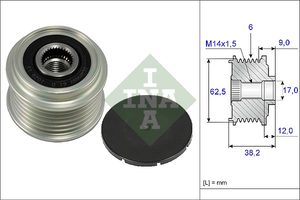 Sistem roata libera, generator 535 0219 10 INA