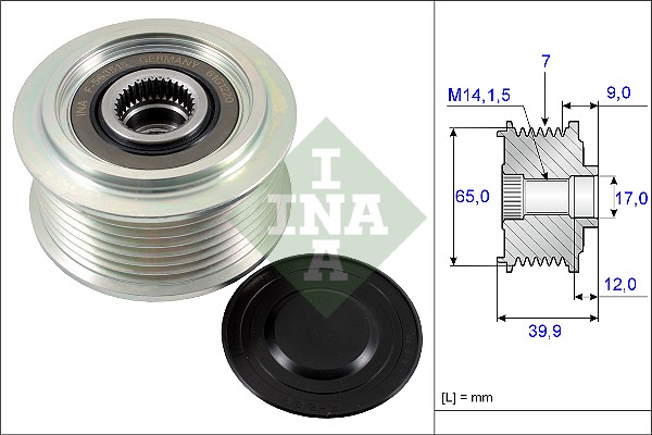 Sistem roata libera, generator 535 0229 10 INA