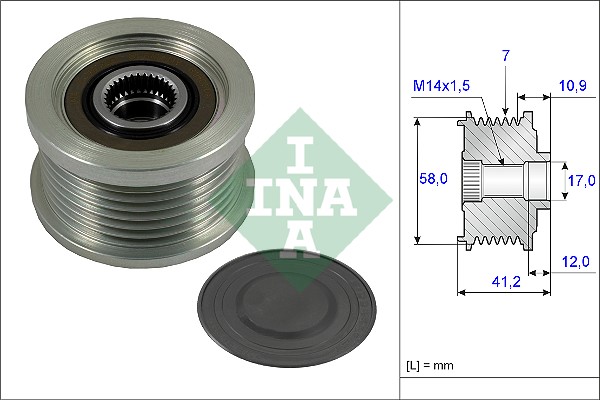 Sistem roata libera, generator 535 0232 10 INA