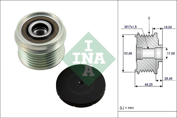 Sistem roata libera, generator 535 0233 10 INA