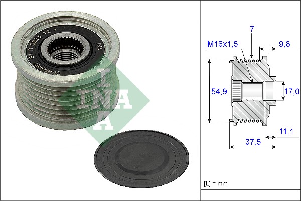 Sistem roata libera, generator 535 0235 10 INA