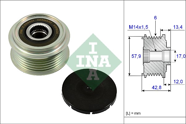 Sistem roata libera, generator 535 0240 10 INA