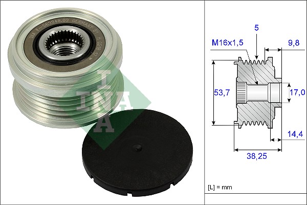 Sistem roata libera, generator 535 0242 10 INA