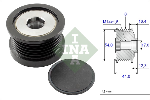 Sistem roata libera, generator 535 0259 10 INA