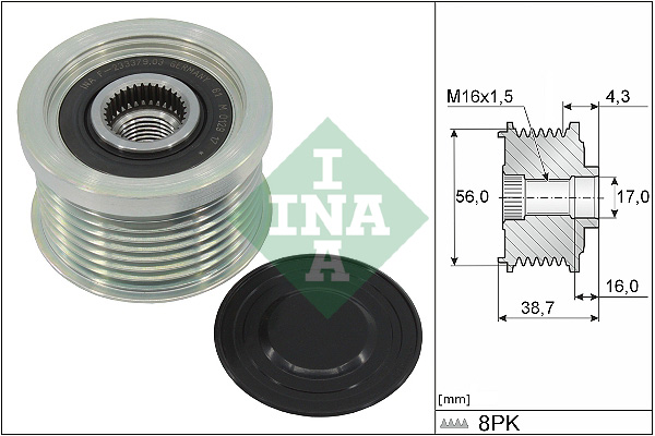 Sistem roata libera, generator 535 0261 10 INA