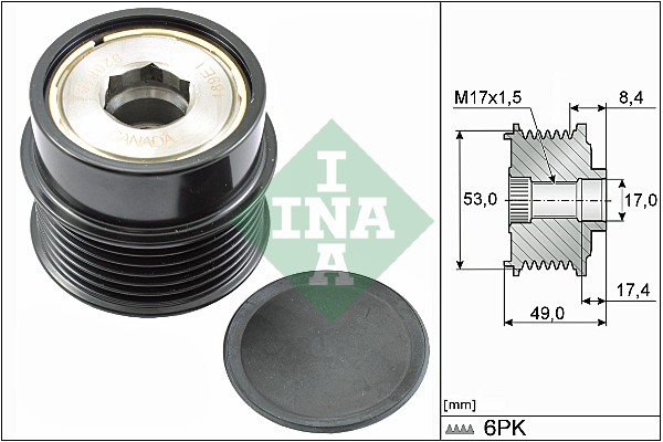 Sistem roata libera, generator 535 0281 10 INA