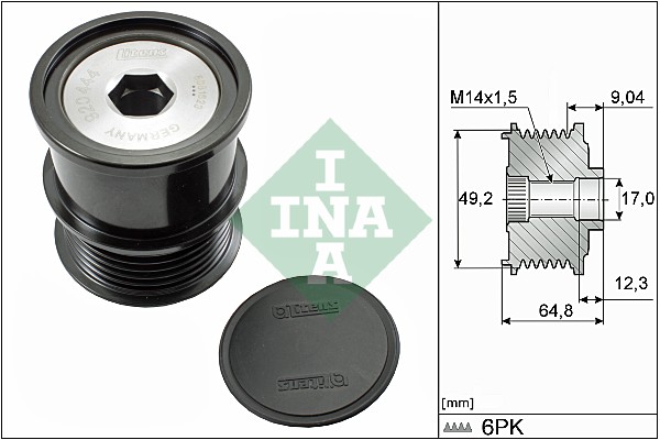 Sistem roata libera, generator 535 0284 10 INA