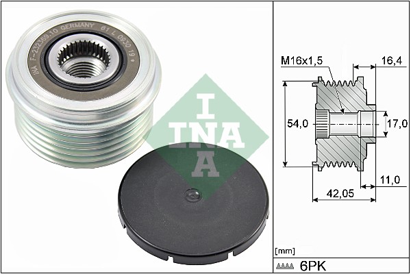 Sistem roata libera, generator 535 0285 10 INA