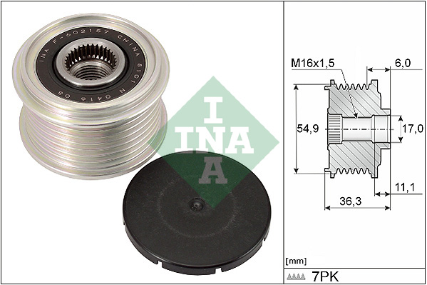 Sistem roata libera, generator 535 0298 10 INA