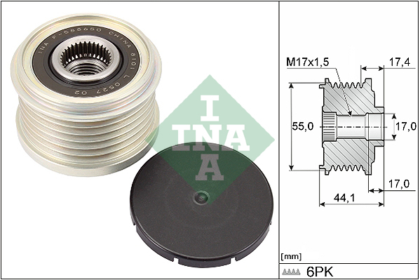 Sistem roata libera, generator 535 0312 10 INA