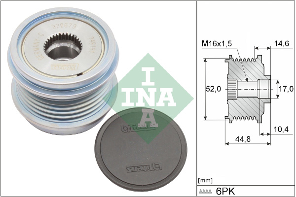 Sistem roata libera, generator 535 0343 10 INA