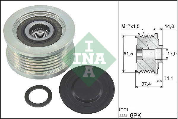 Sistem roata libera, generator 535 0348 10 INA