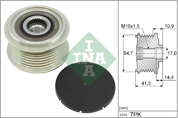 Sistem roata libera, generator 535 0351 10 INA