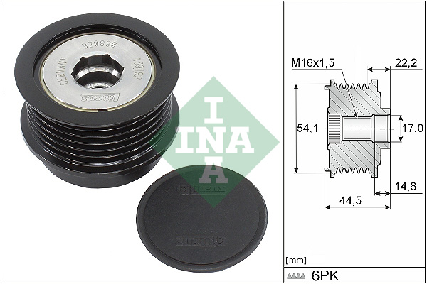 Sistem roata libera, generator 535 0352 10 INA