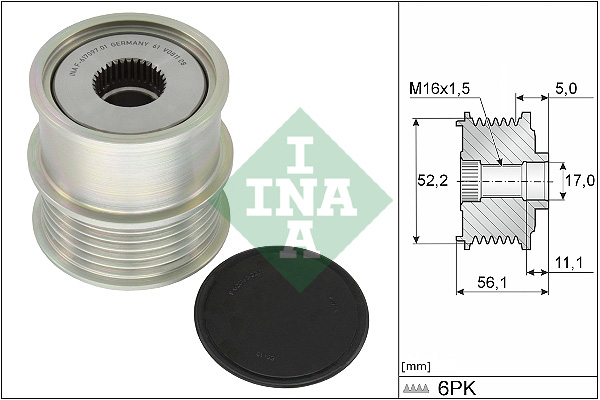 Sistem roata libera, generator 535 0363 10 INA