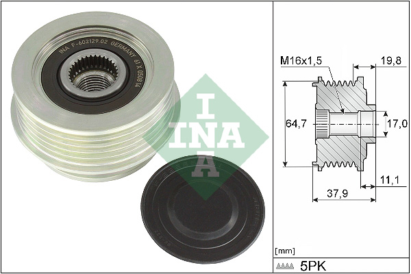 Sistem roata libera, generator 535 0370 10 Schaeffler INA