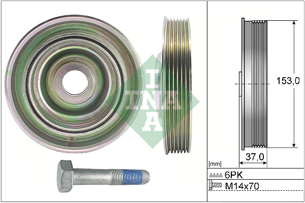 Set fulie, arbore cotit 544 0097 20 INA