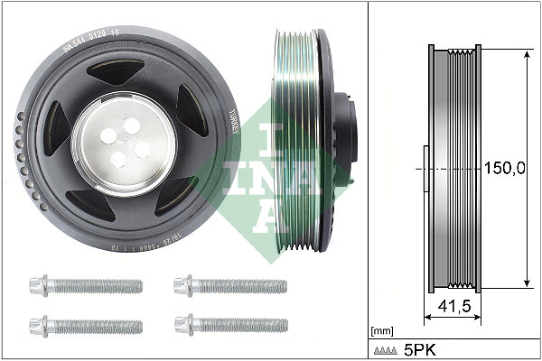 Set fulie, arbore cotit 544 0129 20 INA