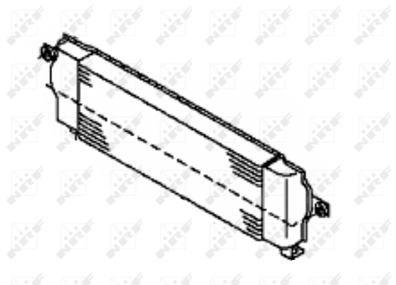 Intercooler, compresor 30363 NRF