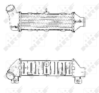 Intercooler, compresor 30444 NRF