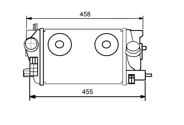 Intercooler, compresor 30549 NRF