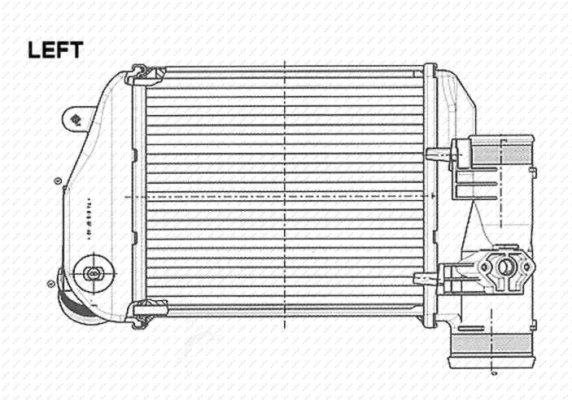 Intercooler, compresor 30767 NRF