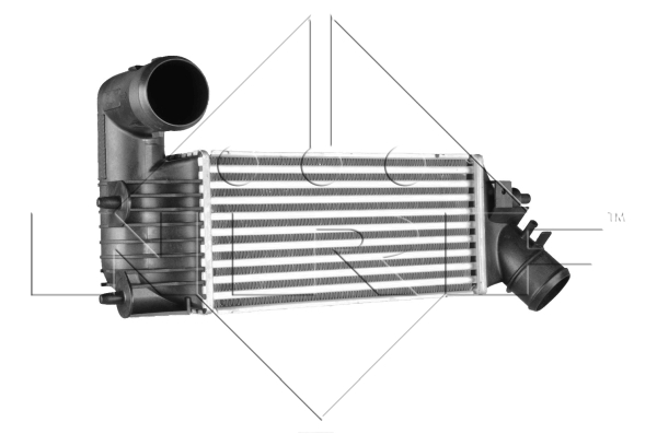 Intercooler, compresor 30835 NRF