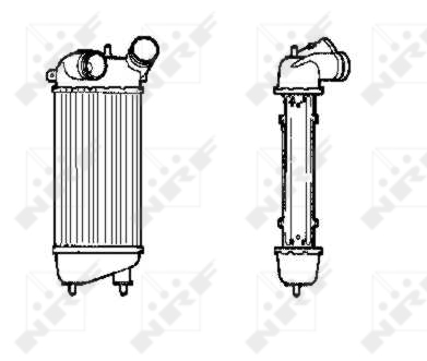 Intercooler, compresor 30836 NRF