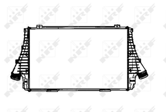 Intercooler, compresor 30867 NRF