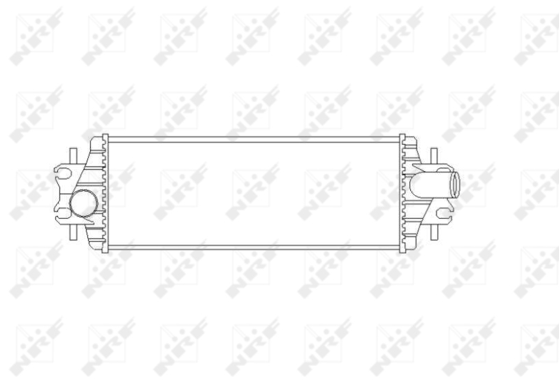 Intercooler, compresor 30876 NRF