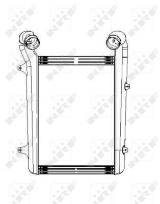 Intercooler, compresor 309055 NRF